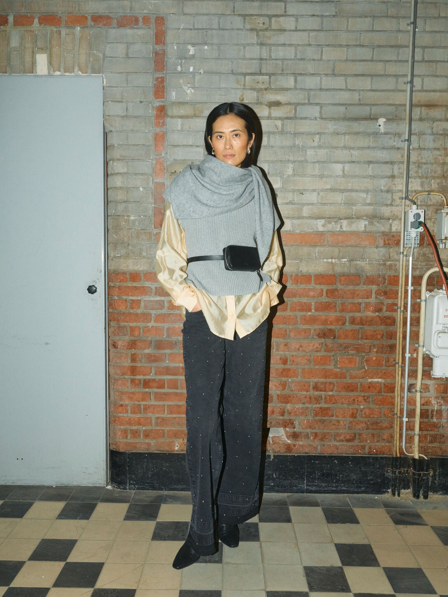 Modelshot / Grey Melange / Detail